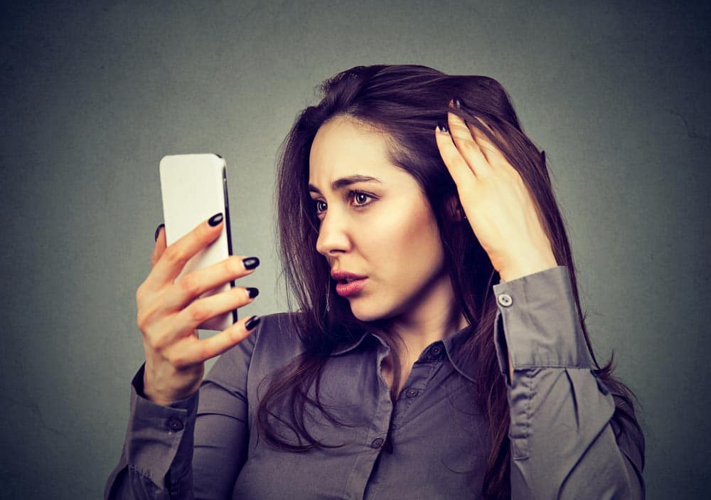 Woman-phone